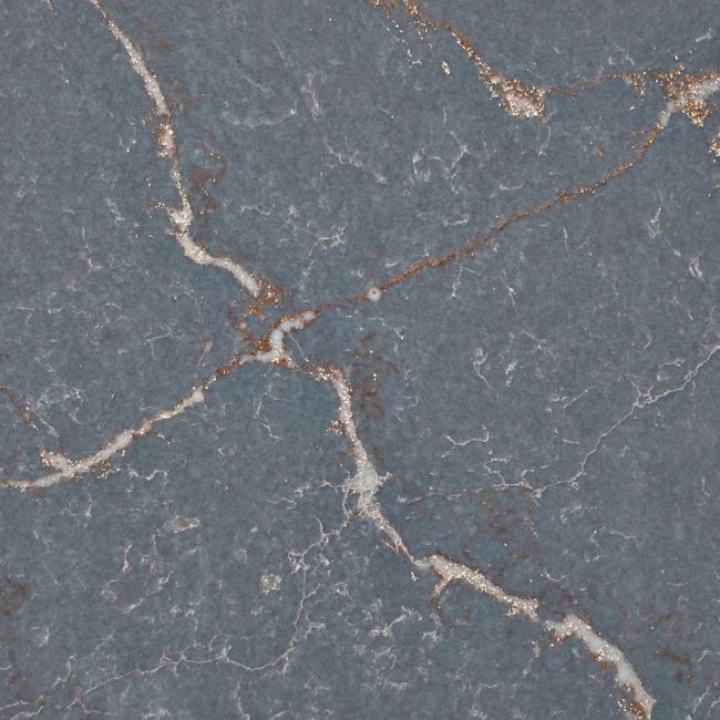 Receveur de douche sur mesure en quartz Silestone - Wakka - Parisien Bleu 